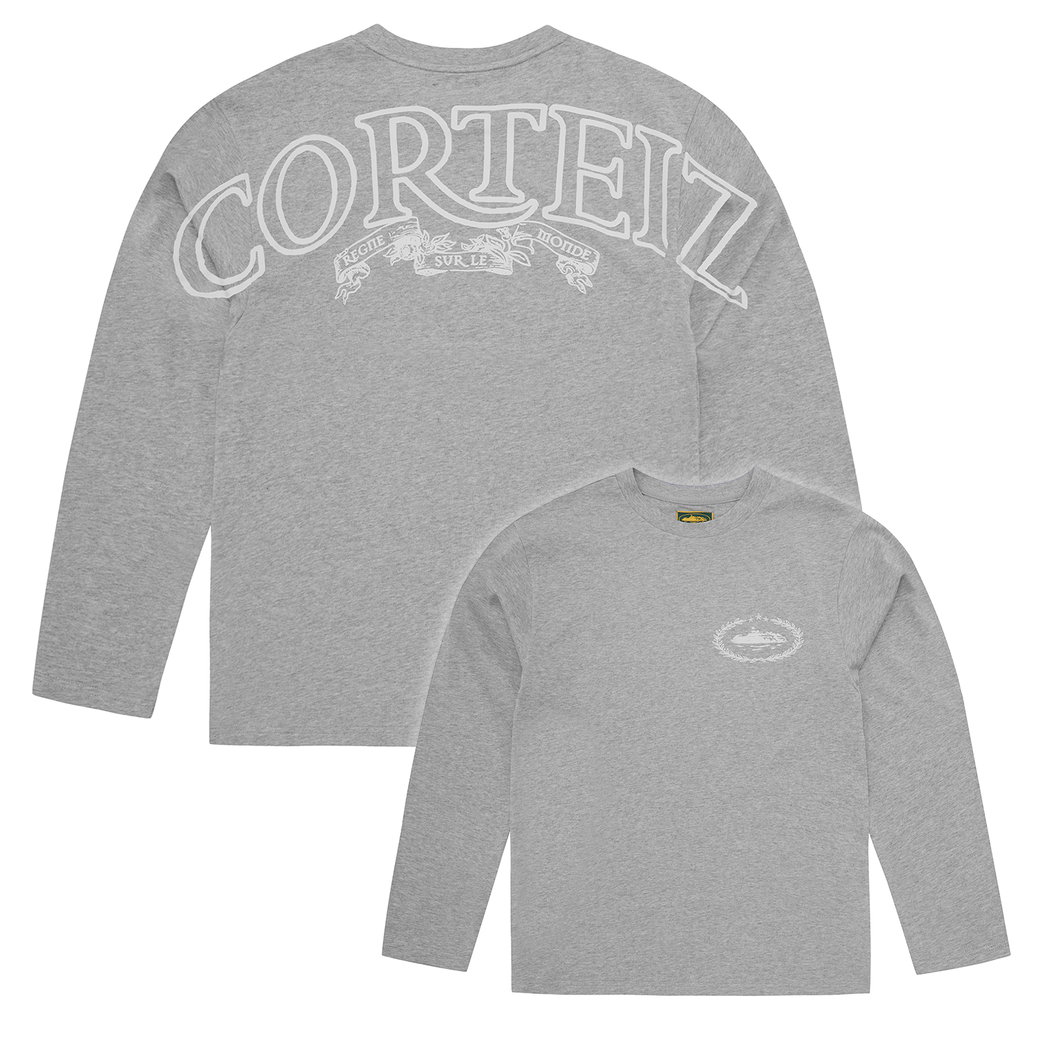 ROYALE HEAVYWEIGHT TEE LS [HEATHER GREY]